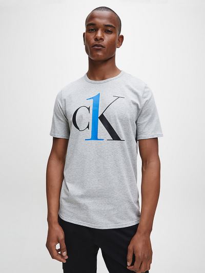 Calvin Klein Ruhák HU877735 | Calvin Klein CK One Férfi Lounge Póló Szürke